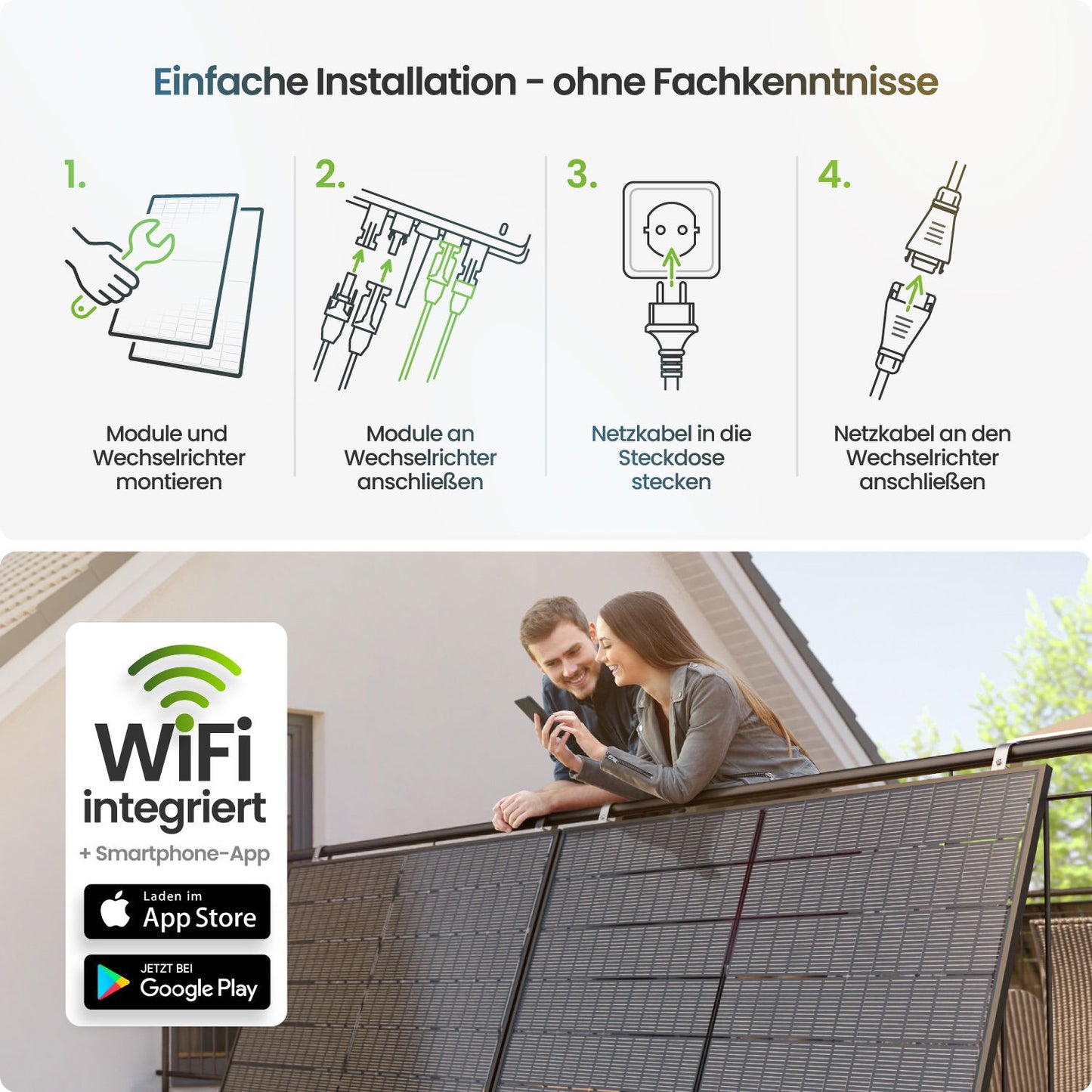 Anker SOLIX Solarbank 2 E1600 Pro 3,2kWh Speicher inkl. Smart Meter + 4 Module GRATIS | PVST5300 - Energie Shop Deutschland