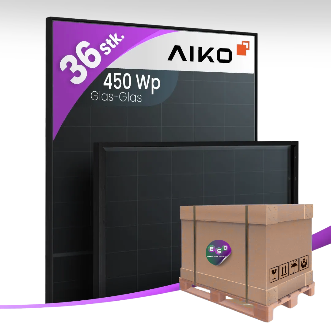 Aiko 450Wp N-Type ABC Neostar 2S+ Gen. 2 Glas-Glas Fullblack (Palette)