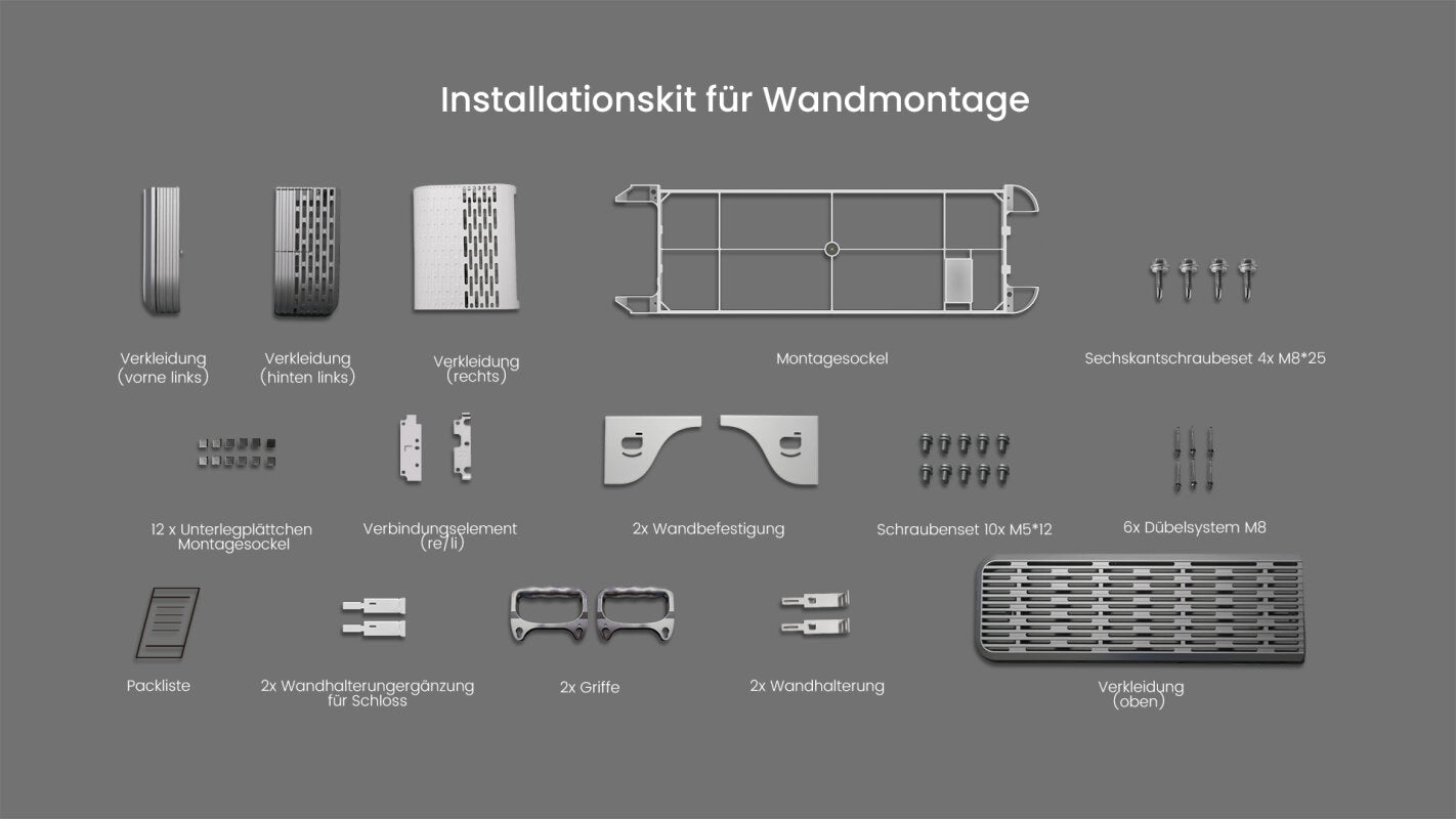 SigenStor Installation Kit for Wall-mounted | PV1378 - Energie Shop Deutschland 